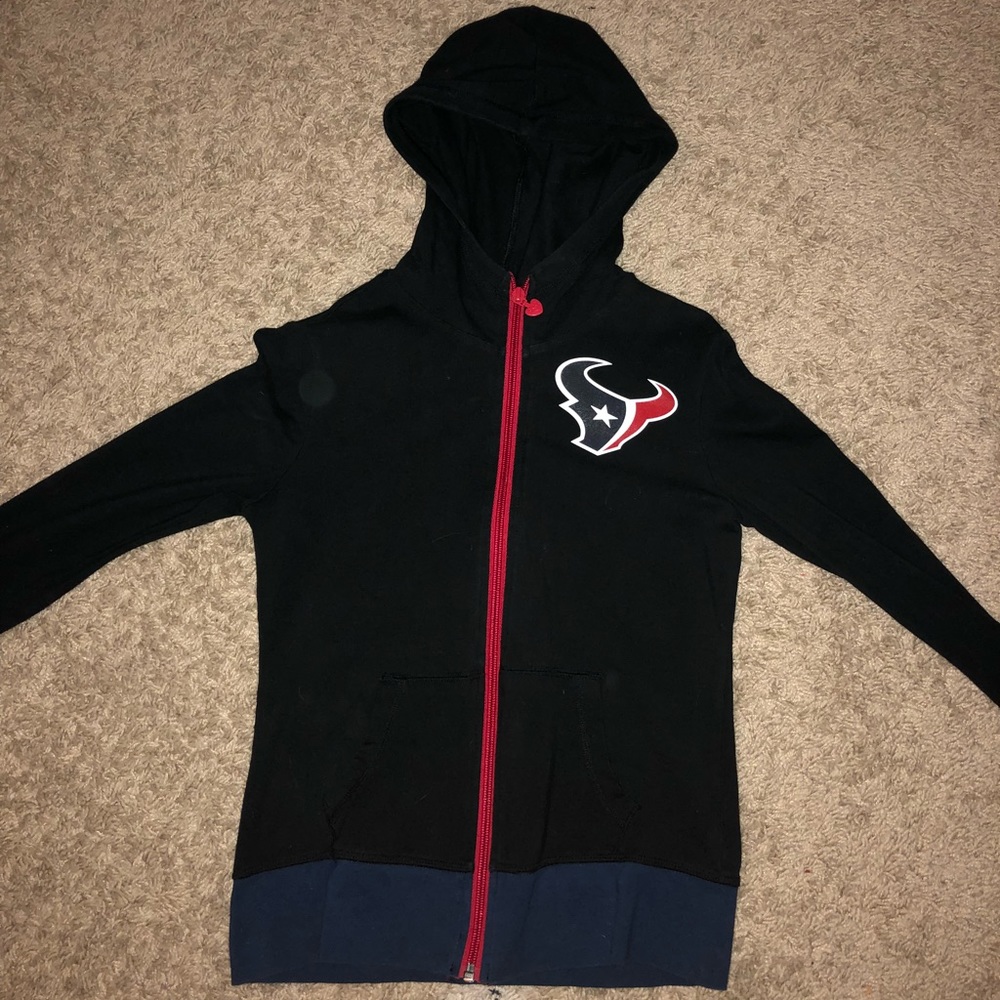justice Texans jacket size 8-10